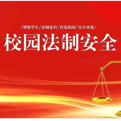 法制宣传进校园   护航青春助成长 ——沙沟镇川店完全小学法制教育报告会