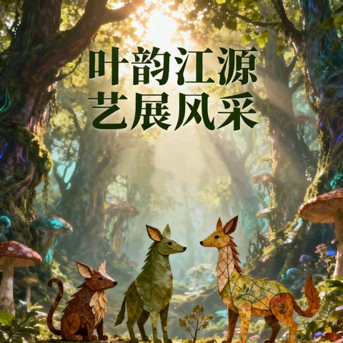 叶韵江源 艺展风采——格尔木市江源路小学举办树叶创意作品展