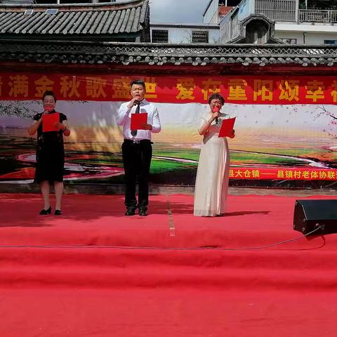 情满金秋歌盛世、爱在重阳颂幸福——大仓镇举办县镇村老体协联谊活动