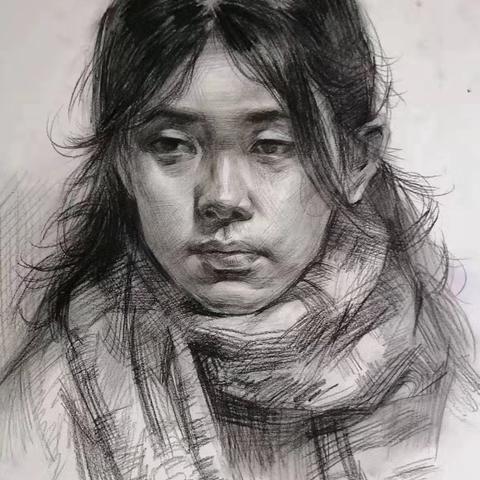 2301班暑假素描作业展示