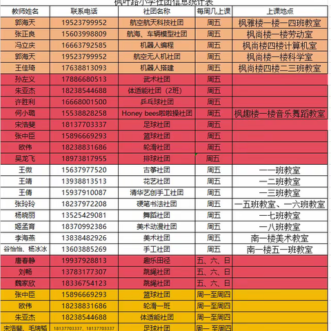 缤纷“社”彩，怦然“心”动      枫叶路小学社团纳新啦