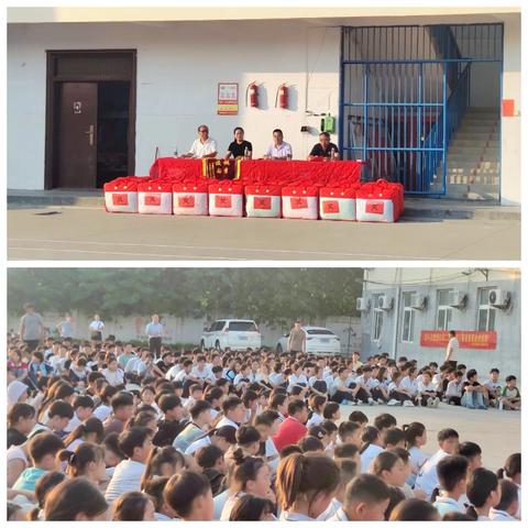 秋实累累，金色起航——夏邑四中分校曹集校区2024秋季开学典礼