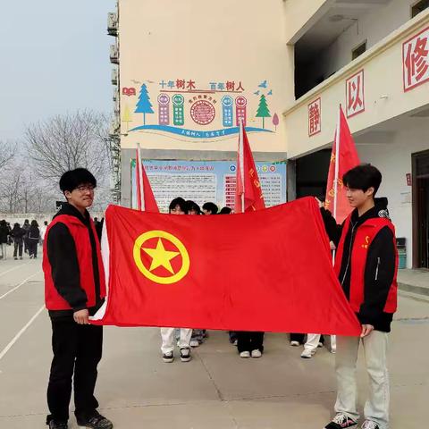 “弘扬雷锋精神，争当追‘锋’少年” 夏邑县四中分校曹集校区学雷锋月系列活动简报