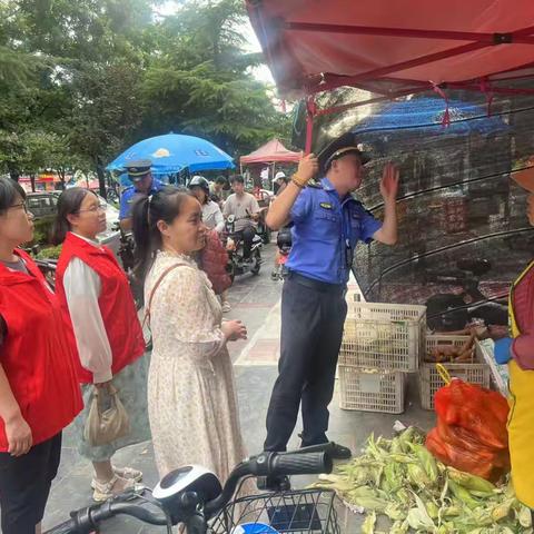 占道经营整治工作有序推进