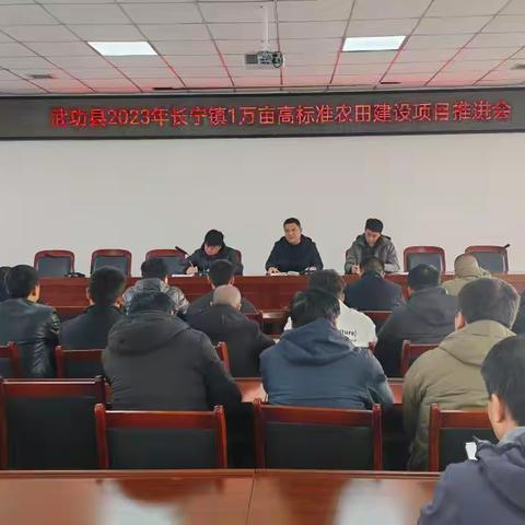 武功县召开2023年高标准农田建设项目推进会