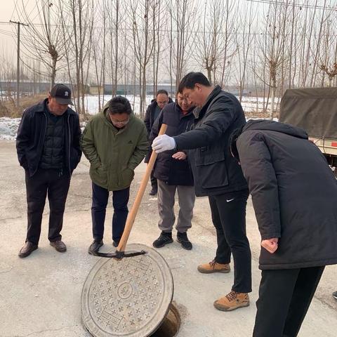 槐荫区水务局对美里湖街道开展污水处理站第四季度考核