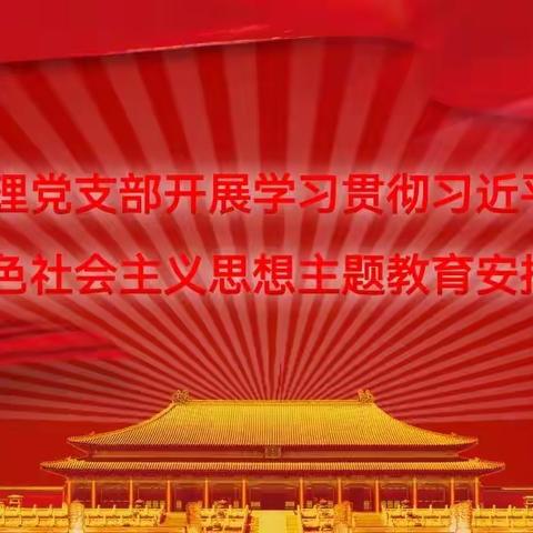 河南瑞贝卡发制品有限公司生产管理党支部召开学习习近平新时代中国特色社会主义思想主题教育安排部署会