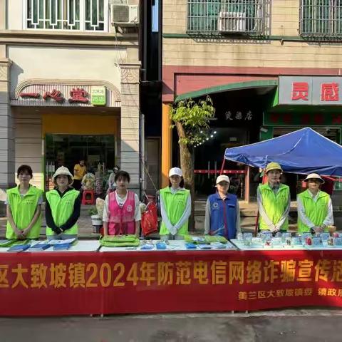 美兰区大致坡镇2024年防范电信网络诈骗宣传活动