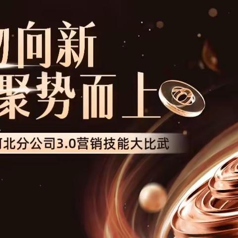 2023年河北银保渠道 “3.0营销技能大比武”评选结果