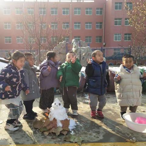 “童心遇见初雪❄”——小二班玩雪趣事