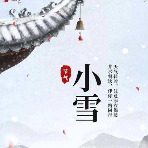 弘康苑幼儿园小荷班小朋友周一分享主题《小雪节气知多少》