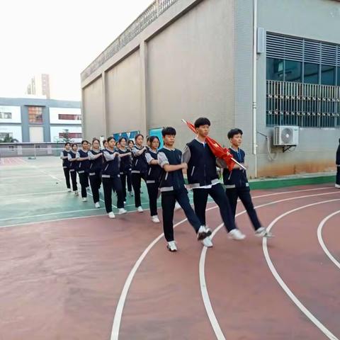 海口华健幼师职业学校——“第十二周早会”