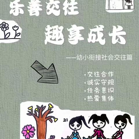 【幼小衔接】乐善交往，趣享成长——掌政第六幼儿园小一班社会交往篇