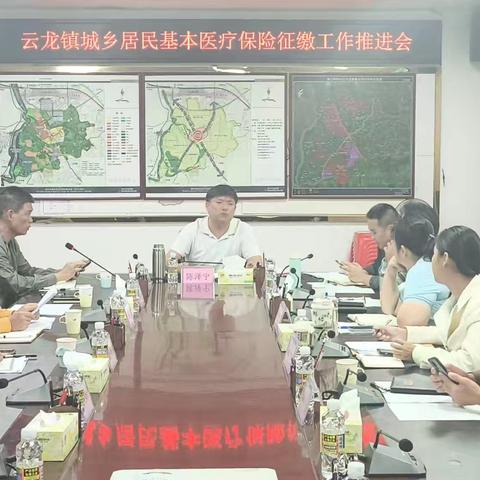 云龙镇2025年度城乡居民基本医疗保险征缴工作推进会