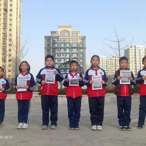 冬季防溺水，红领巾在行动——山东省济南市莱芜区胜利小学三（5)中队志愿服务活动