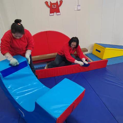 【每日一小扫，每周一大扫】——积木宝贝早托早教园卫生大扫除