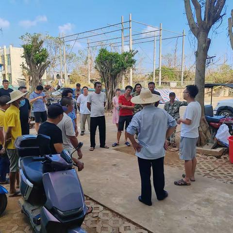 演丰镇农业服务中心开展灾后恢复重建工作