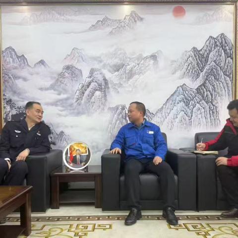 西安交管支队事故大队 ﻿到访我司 ﻿共话交通安全治理