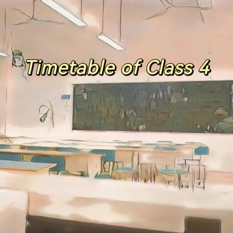 Timetable(Class 4)