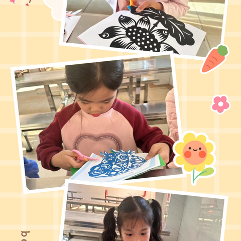 小手巧剪，童心飞扬——剪纸社团用小手剪出童心，剪出快乐！