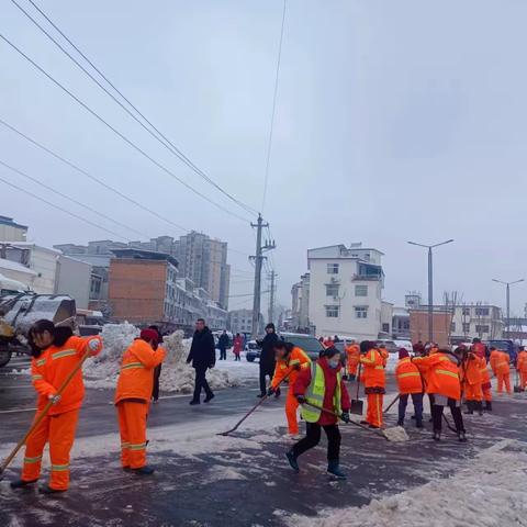 以雪为令，铁军战风雪，雪停路通，瑞雪融民心