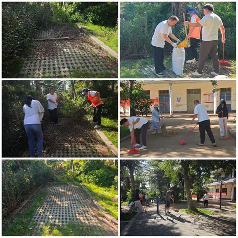 振家社区居委会开展周末环境卫生清理行动