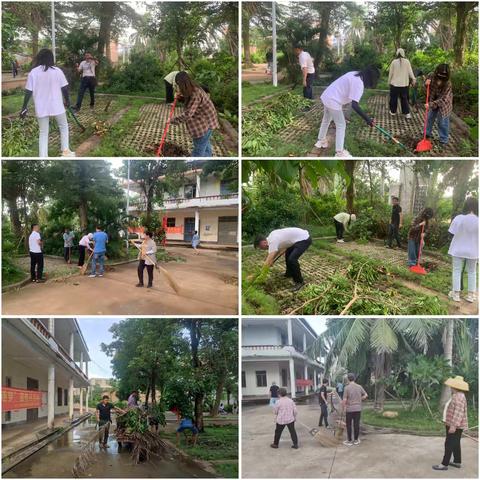 振家社区居委会联合机关第二党支部开展“迎国庆中秋佳节”爱国卫生运动