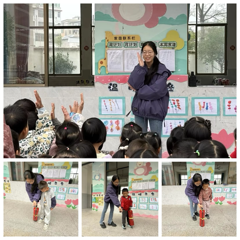 【消防“驻”童心，安全“伴”童行】——小江镇中心小学附属幼儿园119消防应急疏散演练活动