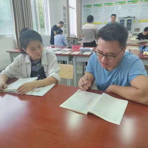 丰阳镇中心校到希望小学进行业务督查活动