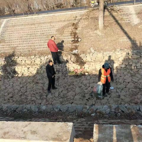 讲武城镇开展河道环境卫生整治工作