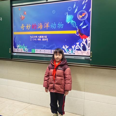寓教于乐探秘海洋世界—九江小学八里湖校区二（14）中队队会课