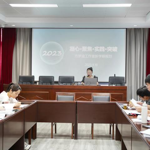 用心出发，协同共行 ——记方梦迪工作室2023学年第一次活动