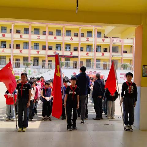 党建引领——清明祭英烈 传承正当时 ﻿公会镇石塔小学祭英烈活动