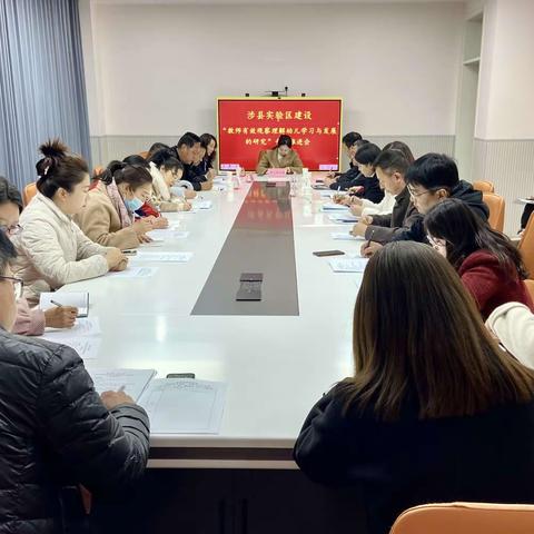 【聚力高质量，凝心谱新篇】——涉县学前教育第三融合体实验区“教师有效观察”研究专班推进会