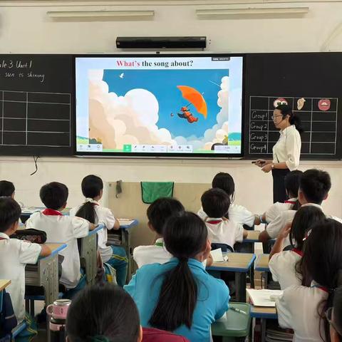 乐享英语，向阳成长 三亚市第一中学妙联校区英语科组（小学部）第五周教研活动纪实