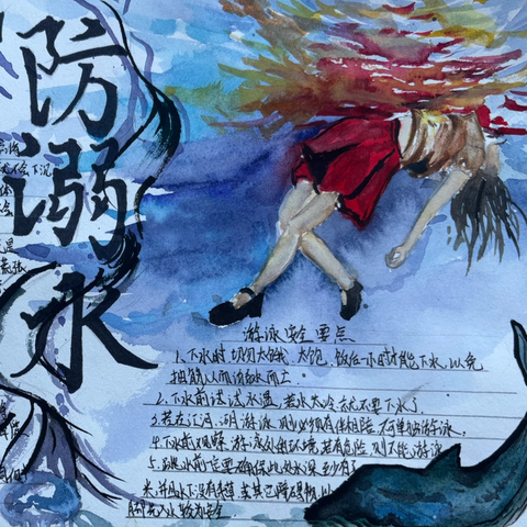 【“双色党建”&安全】 ‍       ———洪岩镇历居山小学开展防溺水宣传教育活动