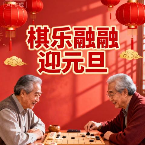 成安县民政局组织开展迎元旦社区老年人象棋友谊赛