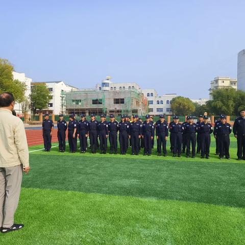 热烈祝贺万年平安义警协会护校安园执勤志愿服务工作一周年