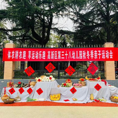 【高新教育】体农耕农趣 享运动乐趣——高新区第三十八幼儿园亲子运动会剪影