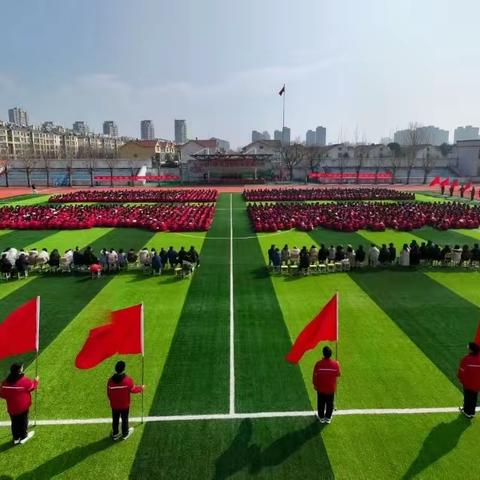少年自有少年狂，百日磨剑显锋芒——卫辉市实验中学2024年中考百日誓师活动