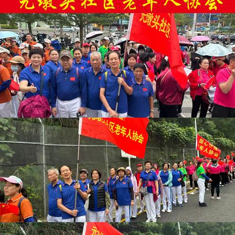 寒风凛冽 健步同行——元墩头社区老年人协会参加盐田区老年协会“快乐健身，幸福盐田”老年人健步行活动（沙头角专场）