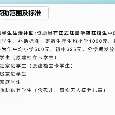 义务教育阶段家庭经济困难学生生活补助政策