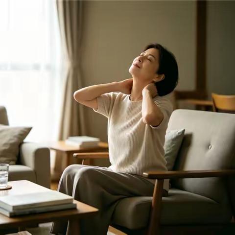 压力大总觉“脖子发紧”？你的颈部藏着一条“情绪高速路”