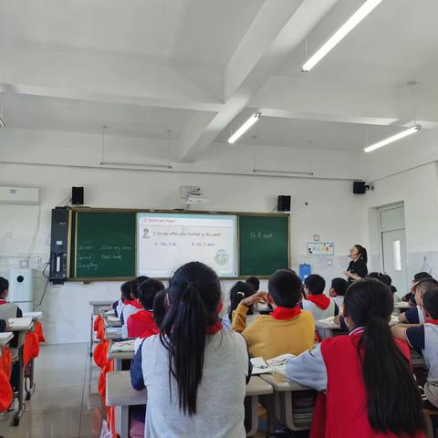 研思并行  有备而来——郑旺镇中心小学五年级英语集备活动