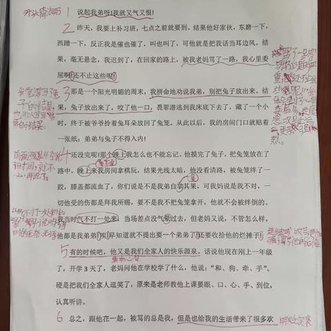 王翎企同学习作赏析