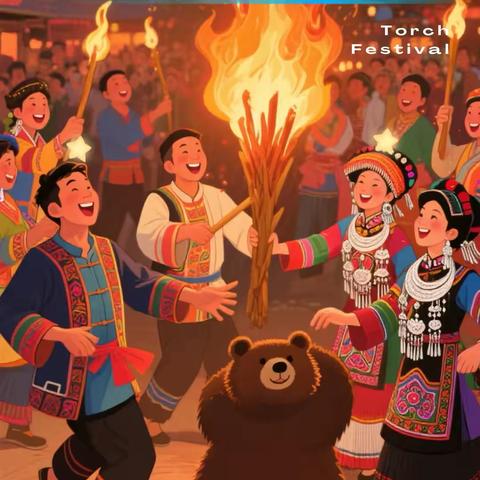 火把节音乐会邀请函