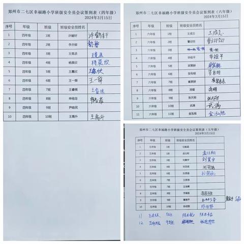 小小安全员  班级“护航员”—郑州市二七区幸福路小学教育集团班级安全员第一次会议