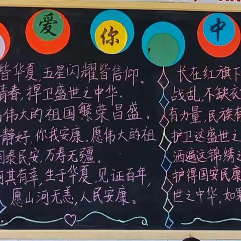 潘庄镇中心小学“迎国庆，颂祖国”班级文化评比活动