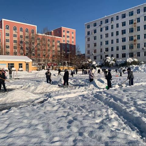 家校携手共战暴雪为孩子安全保驾护航