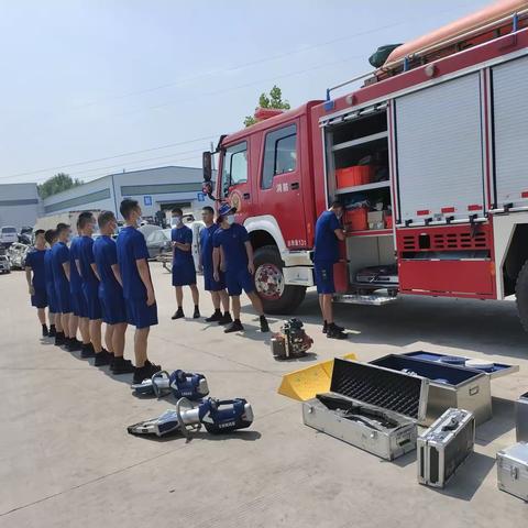 济源市消防支队助力济源市三兴废旧机动车回收拆解有限公司安全生产月培训活动